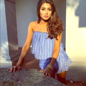 Matching coordinates - blouse & shorts combo